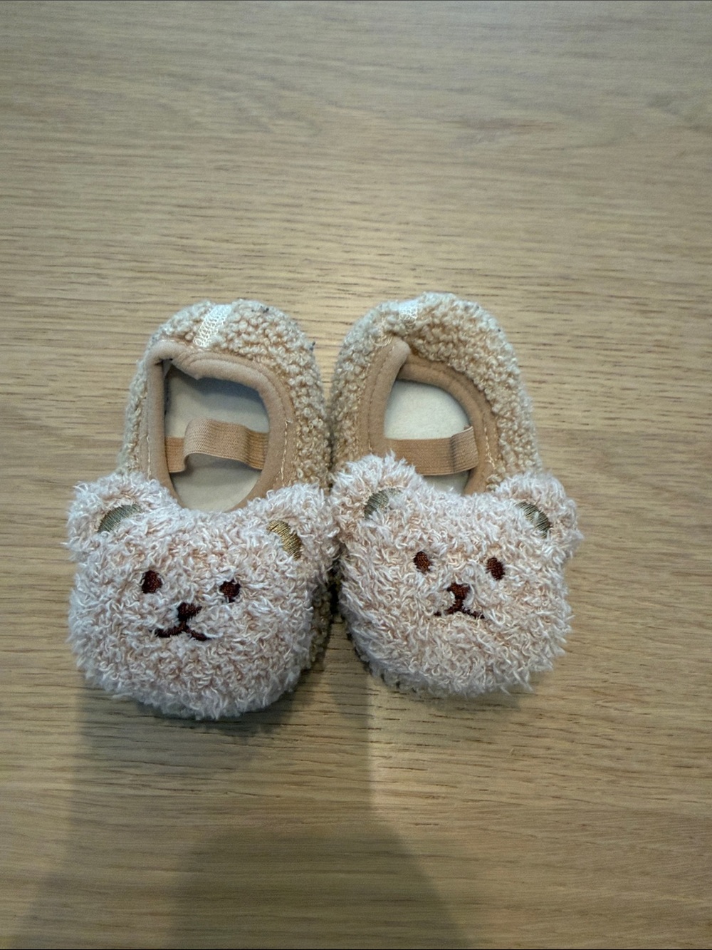 Baby bear slippers